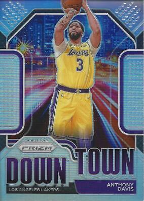 Anthony Davis [Silver Prizm] #15 Basketball Cards 2020 Panini Prizm Downtown Bound