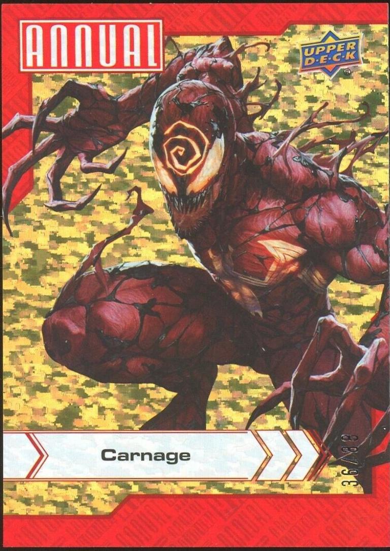 Carnage [Gold Linearity] #17 Marvel 2022 Upper Deck Annual