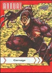 Carnage [Gold Linearity] #17 Marvel 2022 Upper Deck Annual Prices