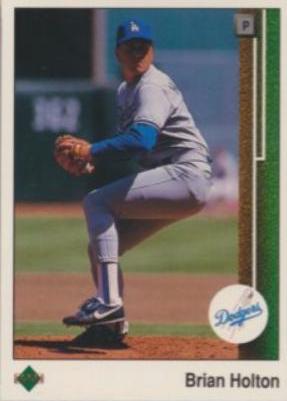 Brian Holton [Error Photo Actually Shawn Hillegas] #72 Baseball Cards 1989 Upper Deck