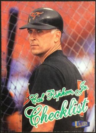 Cal Ripken Jr. #250 Baseball Cards 1998 Ultra