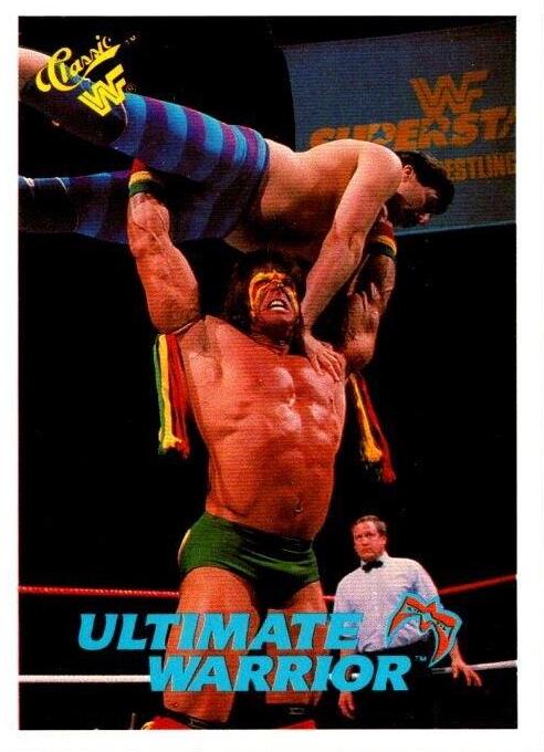 The Ultimate Warrior #43 Wrestling Cards 1989 Classic WWF