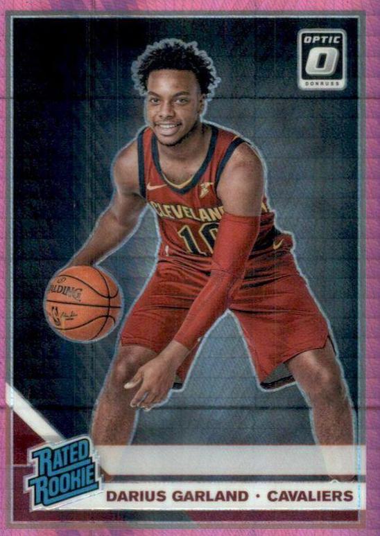 DARIUS GARLAND PSA MINT 9 2019 Panini Donruss OPTIC Hyper shops Pink Card #195!!!!!!!