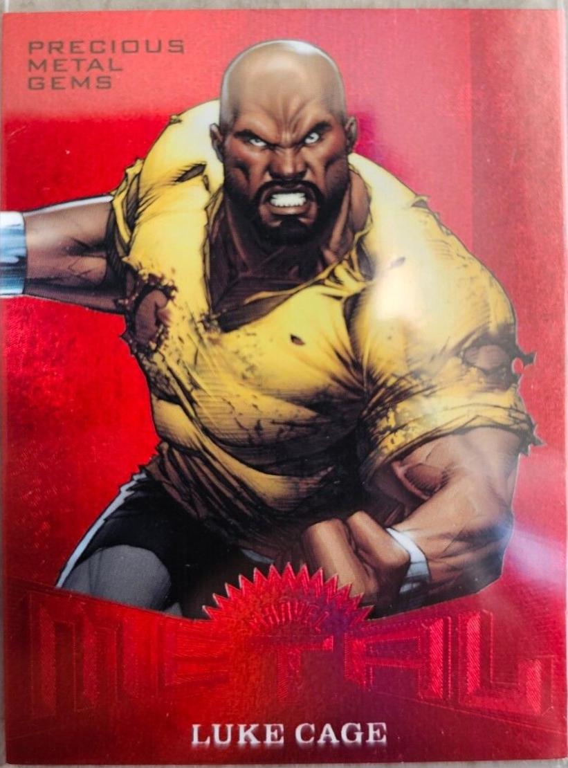 Luke Cage [Red] #MM10 Marvel 2017 Spider-Man Metals