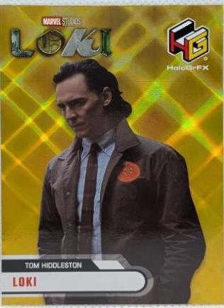 Tom Hiddleston as Loki [Gold] #HG-12 Marvel 2024 Upper Deck Studios HoloGrFx