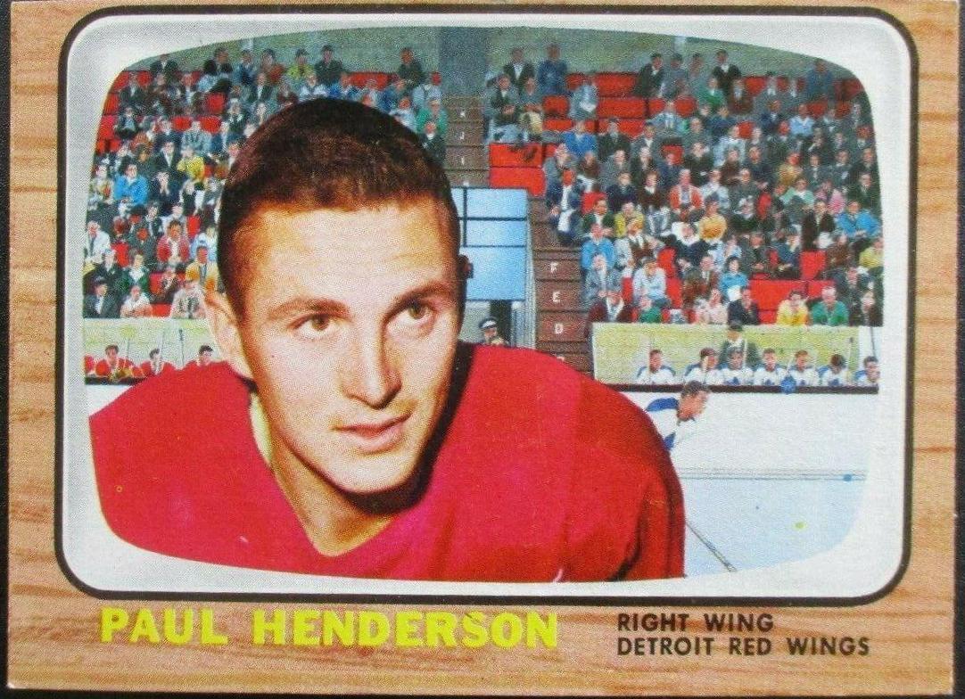 Paul Henderson #46 Hockey Cards 1966 Topps USA Test