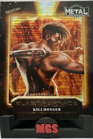 Killmonger #BF-5 2024 SkyBox Metal Universe Avengers Blast Furnace