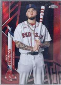 Alex Verdugo [Red] #U-5 Baseball Cards 2020 Topps Chrome Update