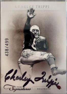 Charley Trippi [Autograph Gold] #30 Football Cards 2011 Panini Prime Signatures