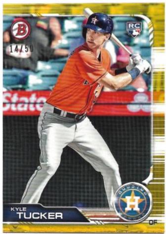 Kyle Tucker [Gold] #94 Baseball Cards 2019 Bowman