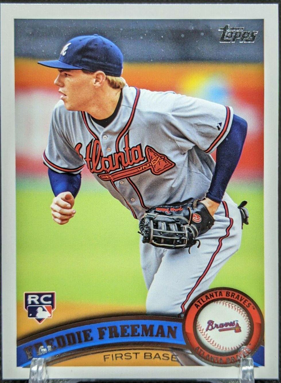 Freddie Freeman [Team Set Variation SP] #ATL11 Baseball Cards 2011 Topps