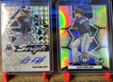 Alex Kirilloff [Holo] #SC-AK Baseball Cards 2022 Panini Mosaic Scripts Autographs