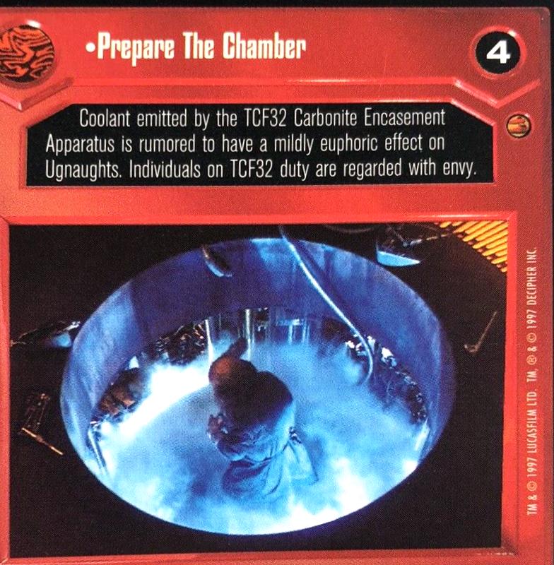 Prepare The Chamber [Limited] Star Wars CCG Cloud City