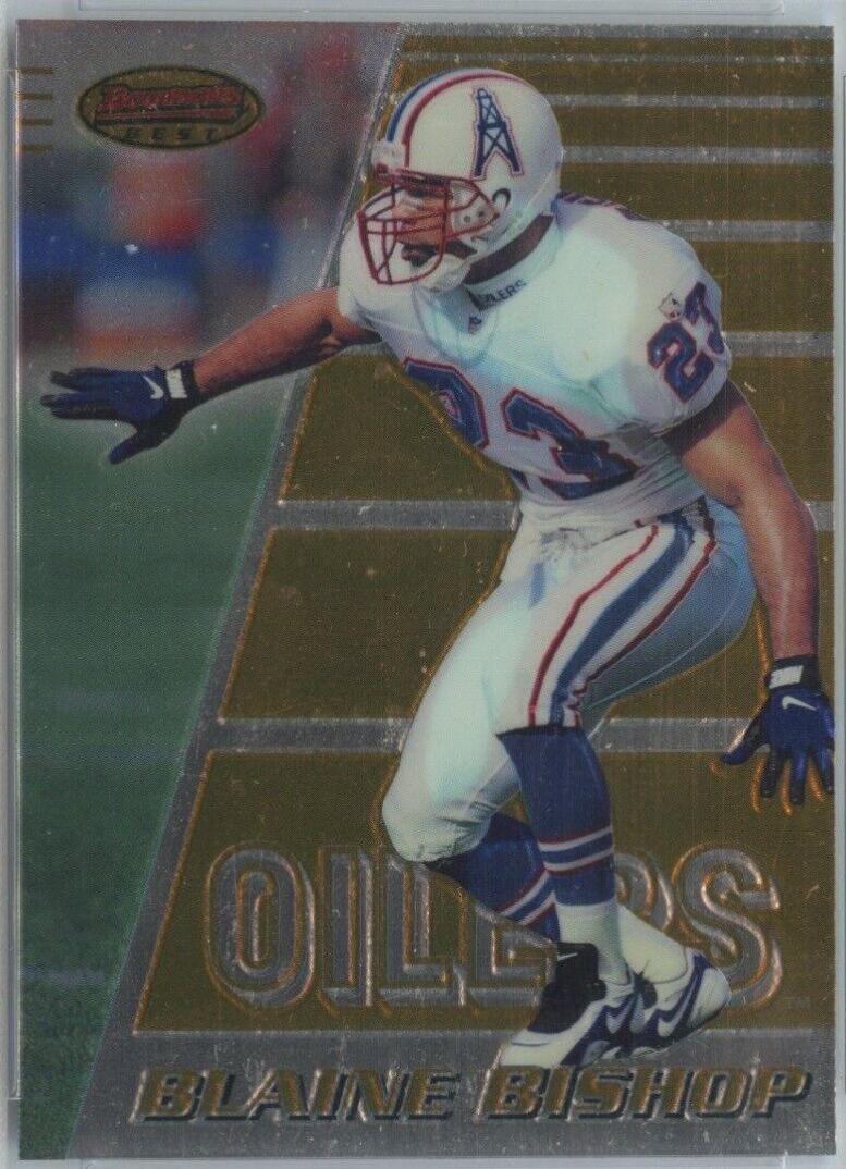 Blaine Bishop #71 Football Cards 1996 Bowman's Best