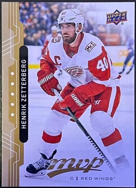 Henrik Zetterberg #40 Hockey Cards 2018 Upper Deck MVP