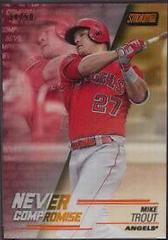 Mike Trout [Orange] #NC-MT Baseball Cards 2018 Stadium Club Never Compromise Prices