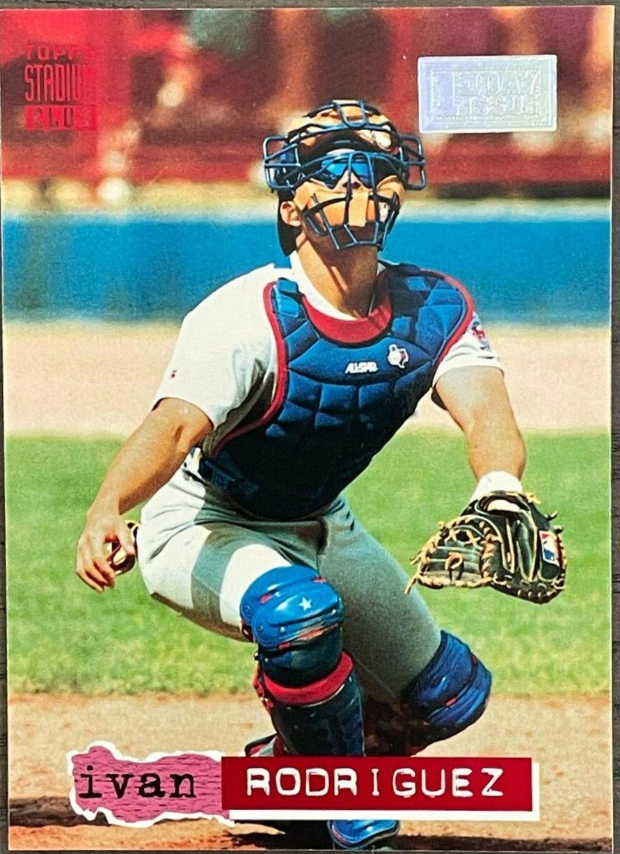 Ivan Rodriguez #116 Baseball Cards 1994 Stadium Club 1st Day Issue