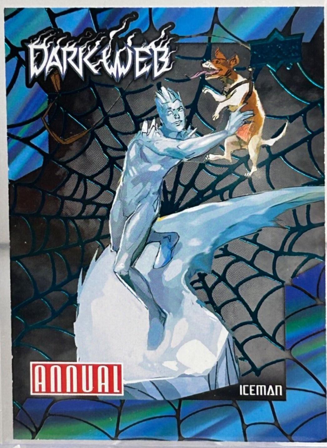 Iceman [Turquoise] #DW-20 Marvel 2023 Upper Deck Annual Dark Web