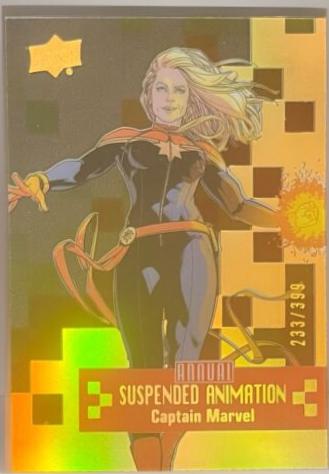 Captain Marvel #15 Marvel 2022 Upper Deck Annual Suspended Animation