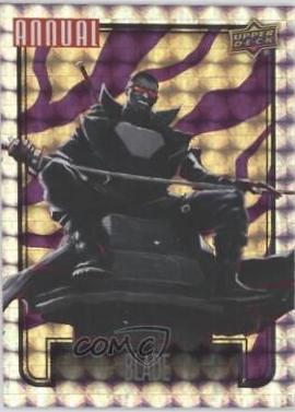 Blade [Gold] #B1 Marvel 2022 Upper Deck Annual Backscatters