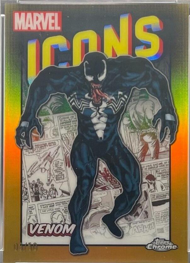 Venom [Gold Refractor] #MI-8 Marvel 2024 Topps Chrome Icons