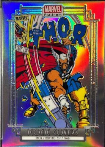 Thor [Rainbow] #IC17 Marvel 2023 Upper Deck Platinum Iconic Covers