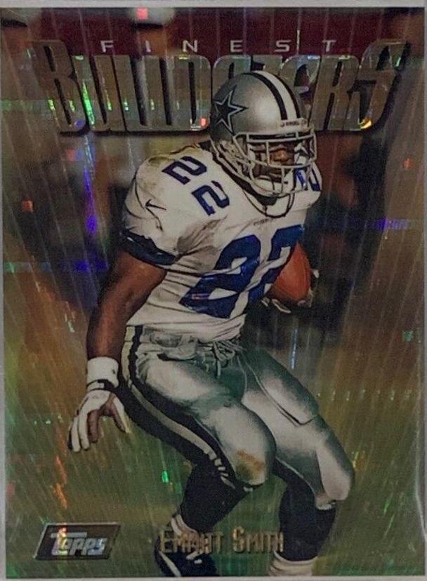 Emmitt Smith [Atomic Refractor] #169 Football Cards 1997 Topps Finest