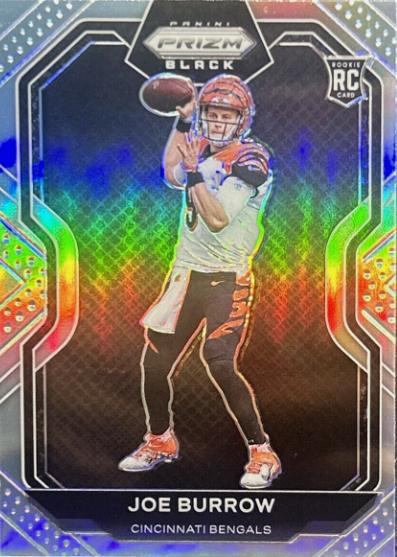 2020 Panini high quality Chronicles Prizm Black Joe Burrow #PB-1 PSA 9 MINT Rookie RC Bengals