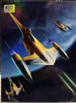 N-1 Starfighter #AN-10 Star Wars 2024 Topps Chrome Galaxy Art of Naboo