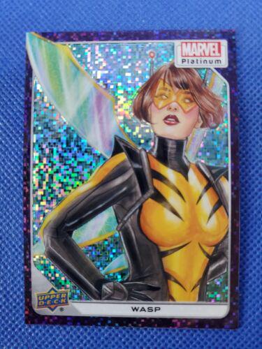 Wasp [Purple Pixels] #24 Marvel 2023 Upper Deck Platinum