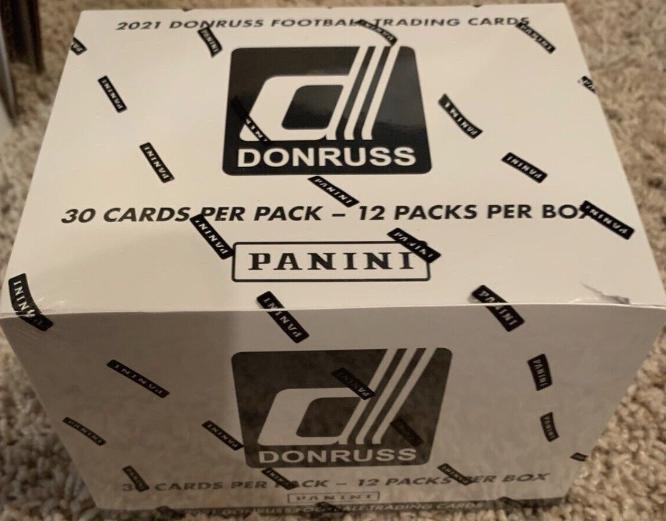 2021 hotsell Panini Donruss Football Sealed Cello Value 12 Packs 30 Cards box NEW