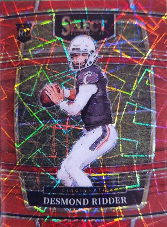 2022 Panini Select Draft Picks 17 Desmond Ridder /149 Red Prizm sale Concourse Rookie