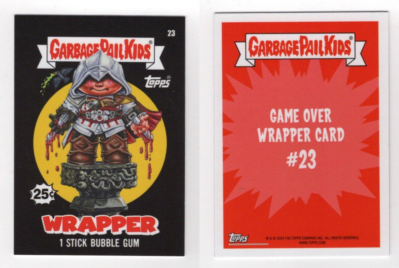 Wrapper #23 Garbage Pail Kids 2024 Game Over