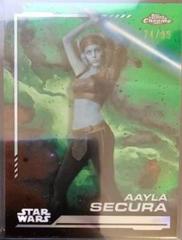 Aayla Secura [Kashyyyk Green Refractor] #143 Star Wars 2024 Topps Chrome Prices