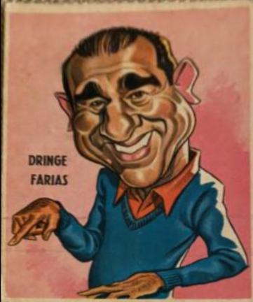 Dringue Farias #124 Soccer Cards 1967 Figuritas Sport