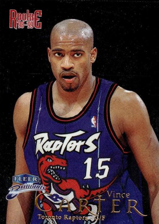 Vince Carter #105 Basketball Cards 1998 Fleer Brilliants