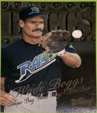 Wade Boggs #153 Baseball Cards 1999 Metal Universe