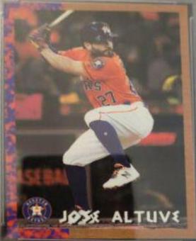 Jose Altuve #113 Baseball Cards 2018 Topps Throwback Thursday