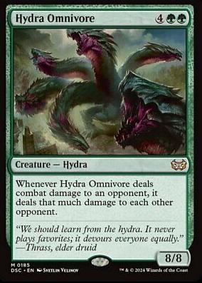 Hydra Omnivore #185 Magic Duskmourn: House of Horror Commander