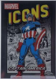 Captain America #MI-5 Marvel 2024 Topps Chrome Icons