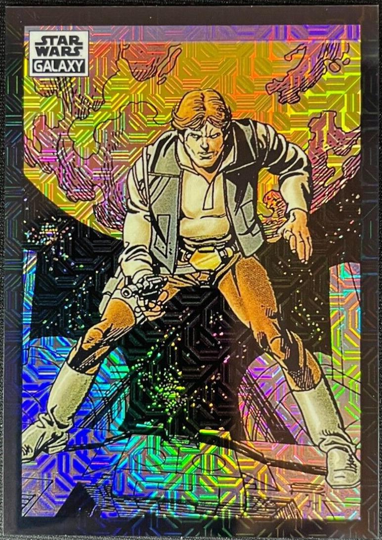 The Smuggler [Mojo Refractor] #22 Star Wars 2022 Topps Galaxy Chrome