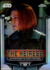 Bo-Katan Begins the Search for Mando #TH-9 Star Wars 2024 Topps Chrome The Heiress Prices