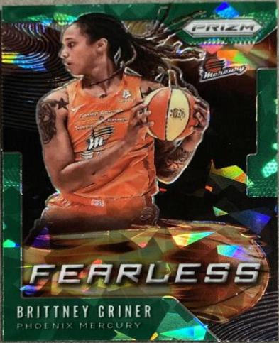 Brittney Griner [Prizm Green Ice] #7 Basketball Cards 2020 Panini Prizm WNBA Fearless