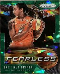 Brittney Griner [Prizm Green Ice] #7 Basketball Cards 2020 Panini Prizm WNBA Fearless Prices