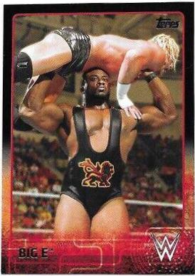 Big E [Black] #7 Wrestling Cards 2015 Topps WWE