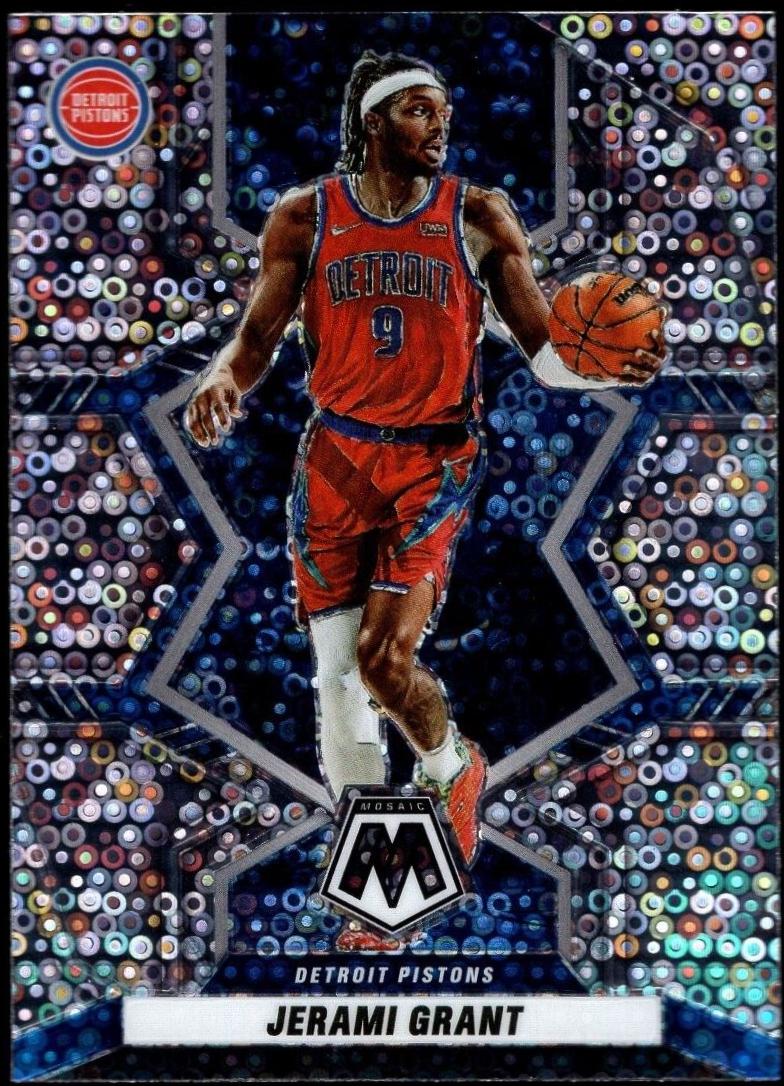 Jerami Grant Fast Break Silver 89 Prices 2021 Panini Mosaic