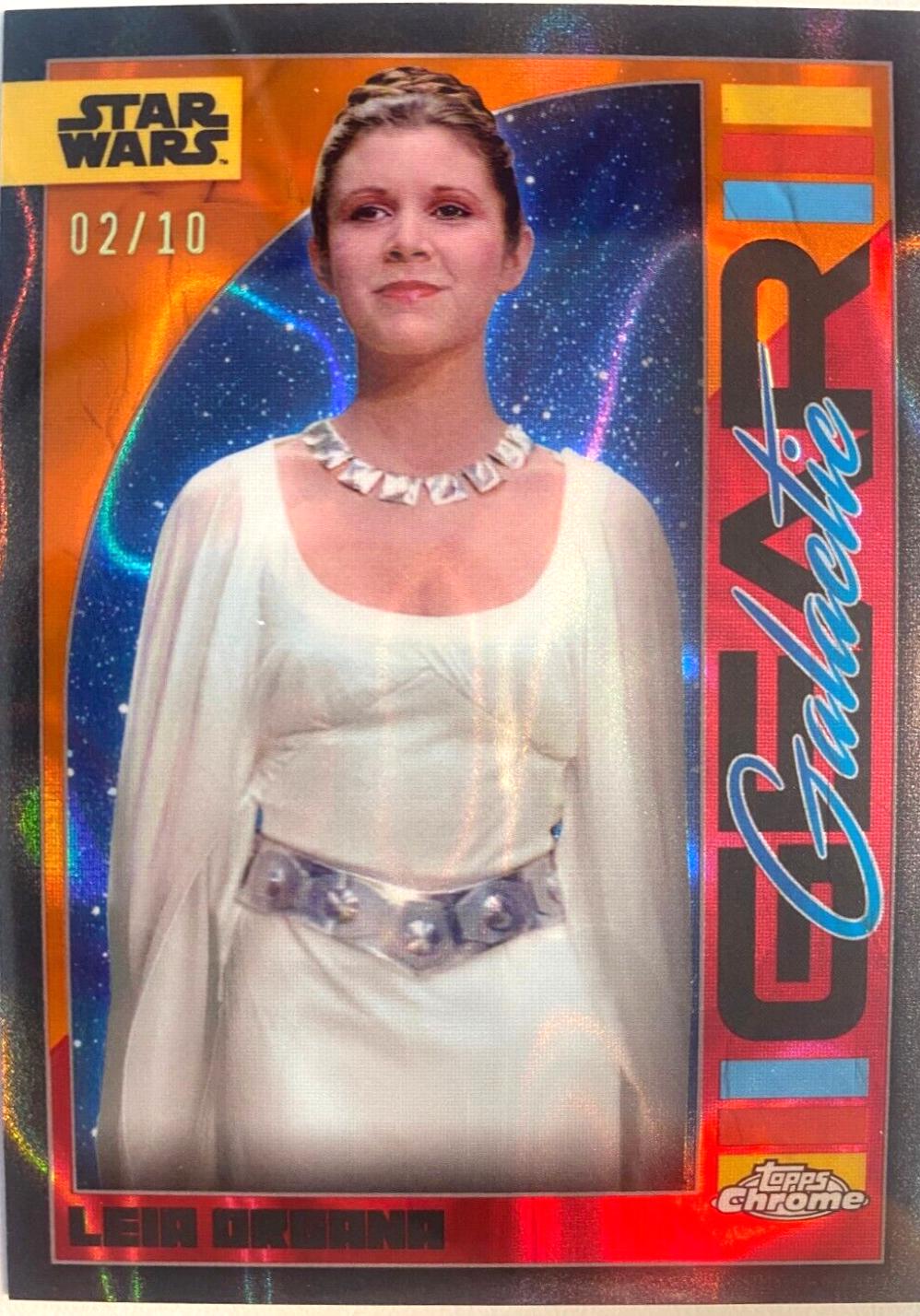 Leia Organa [LavaRefractor] #103 Star Wars 2024 Topps Chrome