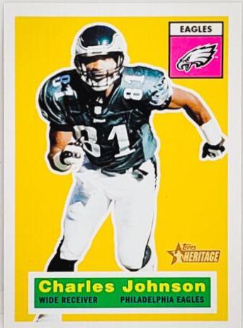 Charles Johnson #89 Football Cards 2001 Topps Heritage