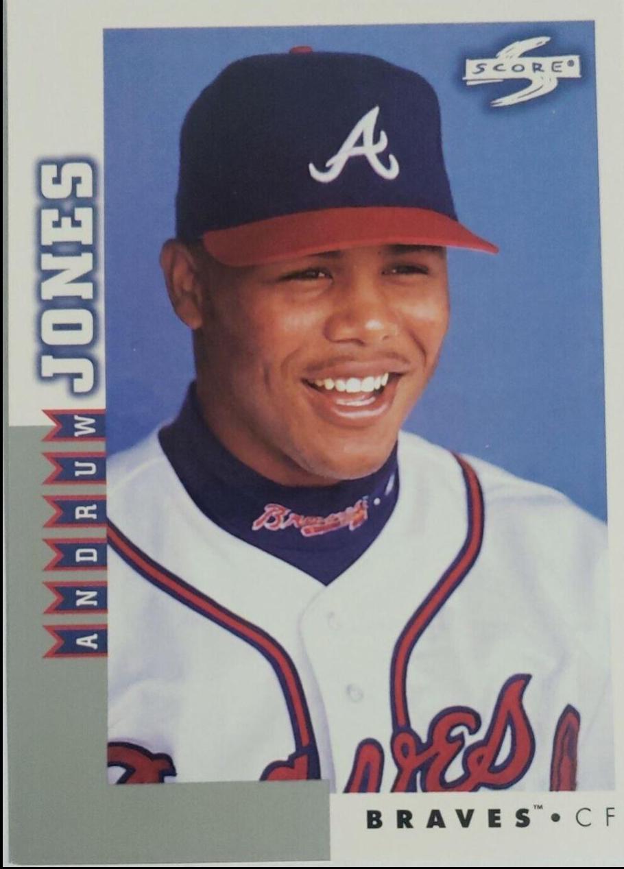 Andruw Jones #RT18 Baseball Cards 1998 Score Rookie Traded