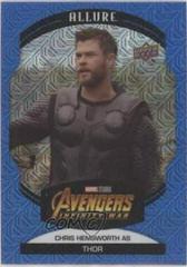 Chris Hemsworth as Thor [Blue Line] #75 Marvel 2022 Allure Prices